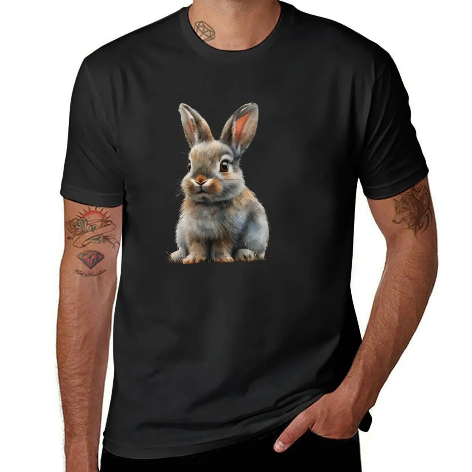 bunny rabbit Easter egg, A special gif, Symbols of spring, watercolor, digital,Celebrate Easter A happy little T-Shirt