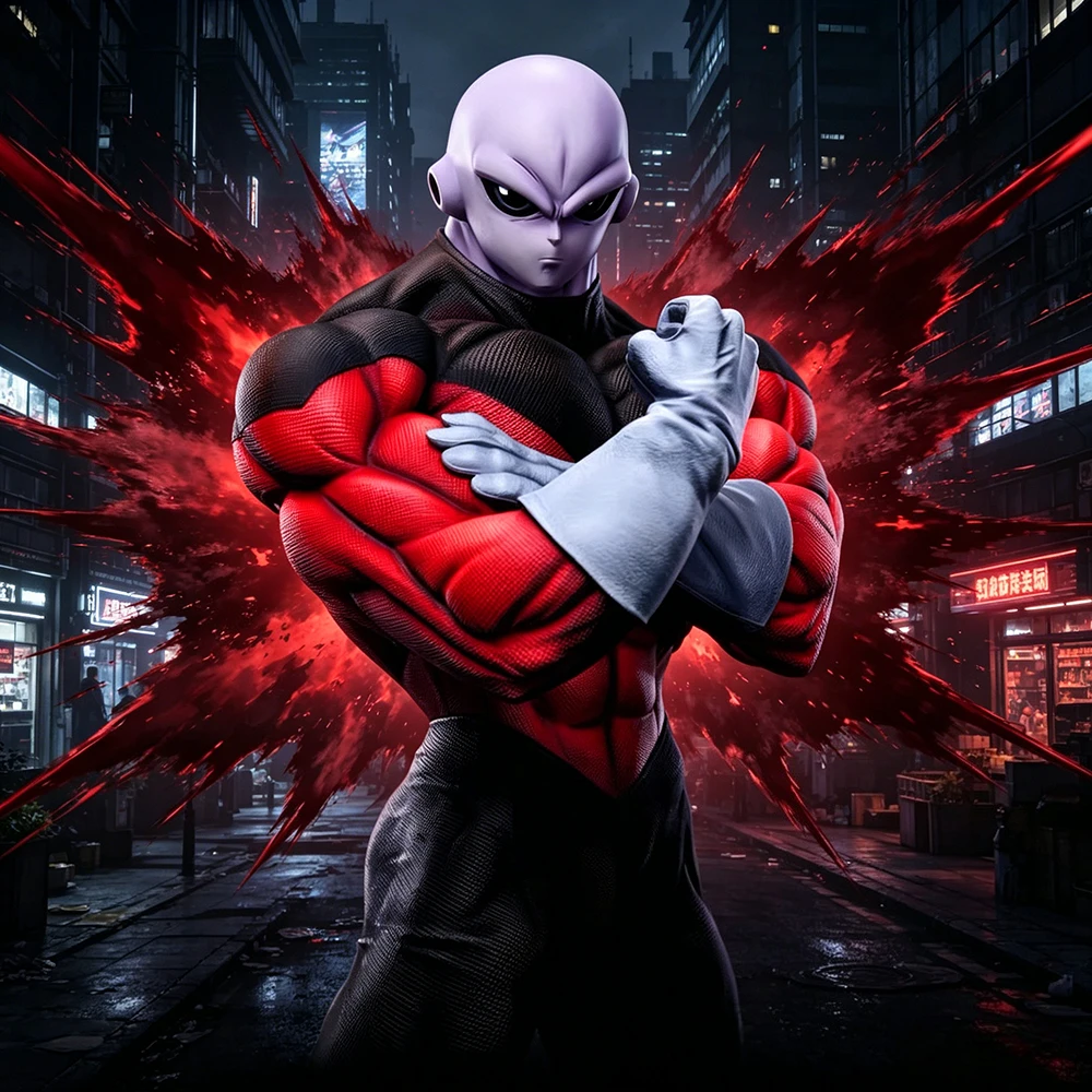 Figura de Anime Dragon Ball Z de 25 cm/9,84 pulgadas, estatua de Jiren de PVC, adorno de escritorio, modelo de colección, juguetes, regalos