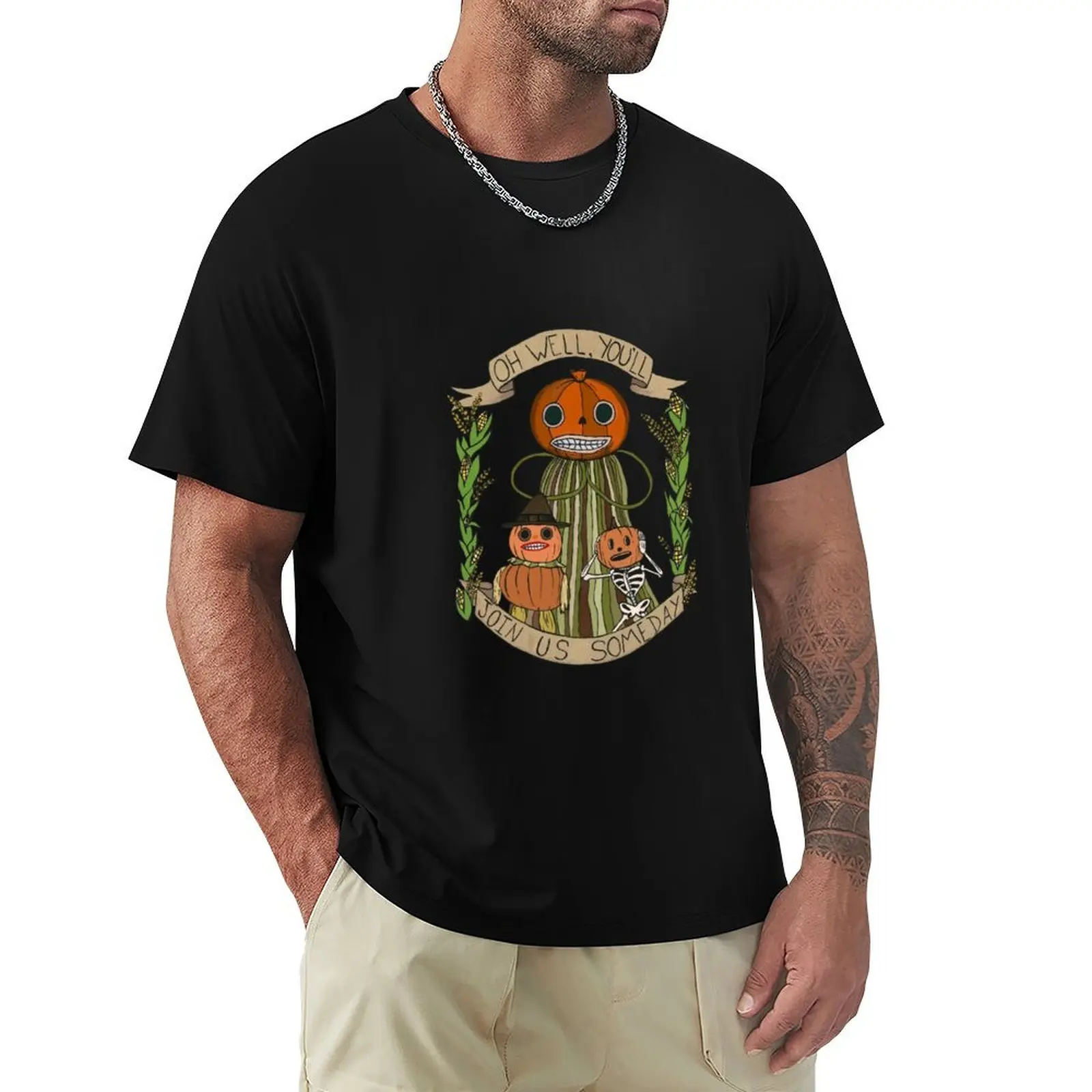 Enoch OTGW Skeletons, You’ll Join Us Someday T-Shirt Plus Size Lightweight Top