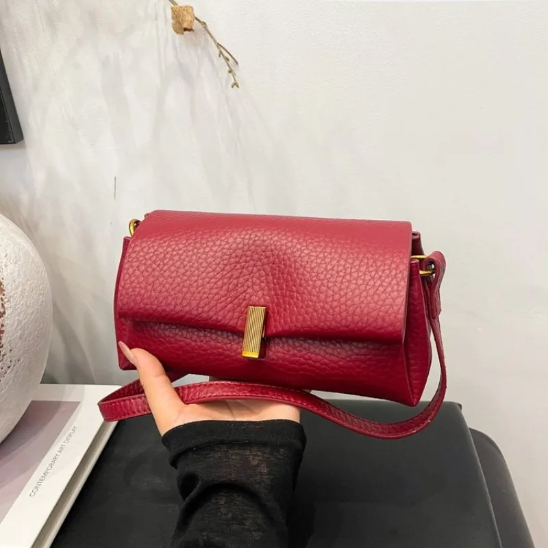 

Elegant Ladies Messenger Bag Leather Handbag Crossbody Shoulder Bag Luxury Brand With Adjustable Strap Comfort