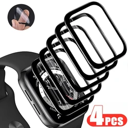 Protector Film For Apple Watch 44mm 45mm 40mm 41mm 42mm 38mm 3D Curved Screen Protectors iwatch series 8 7 SE 6 5 4 3 Ultra 49MM