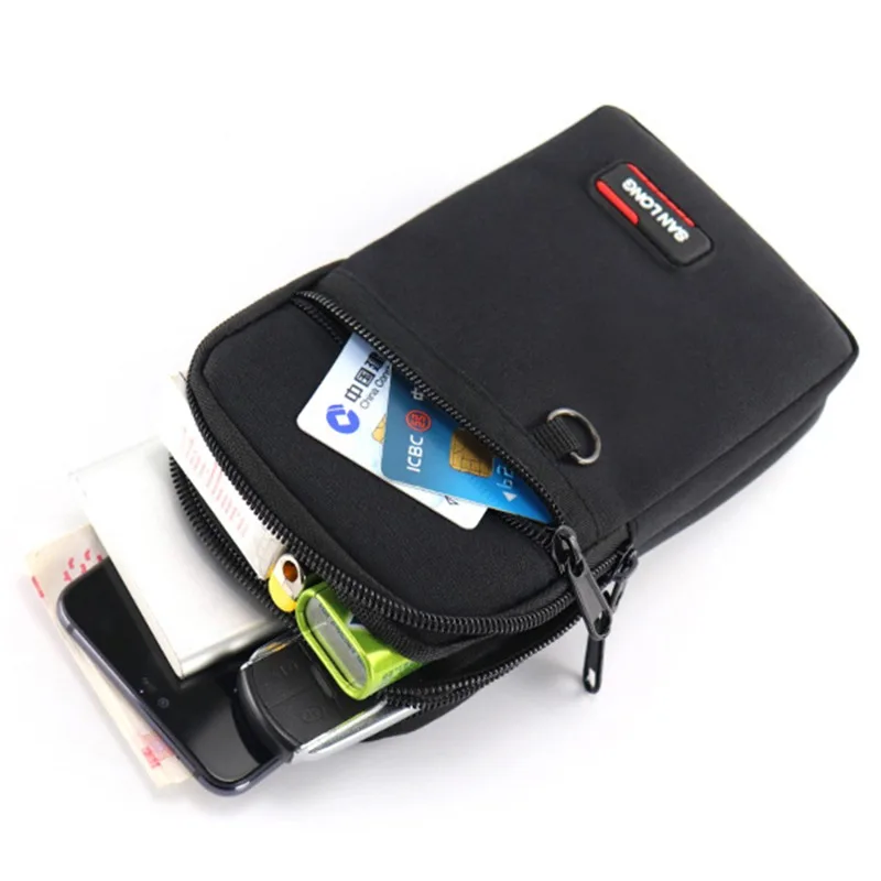 Waterproof Waist Bag Men's Crossbody Bag Mobile Phone Pouch Large Capacity Wallet Crossbody Backpack Male Shoulder Bag