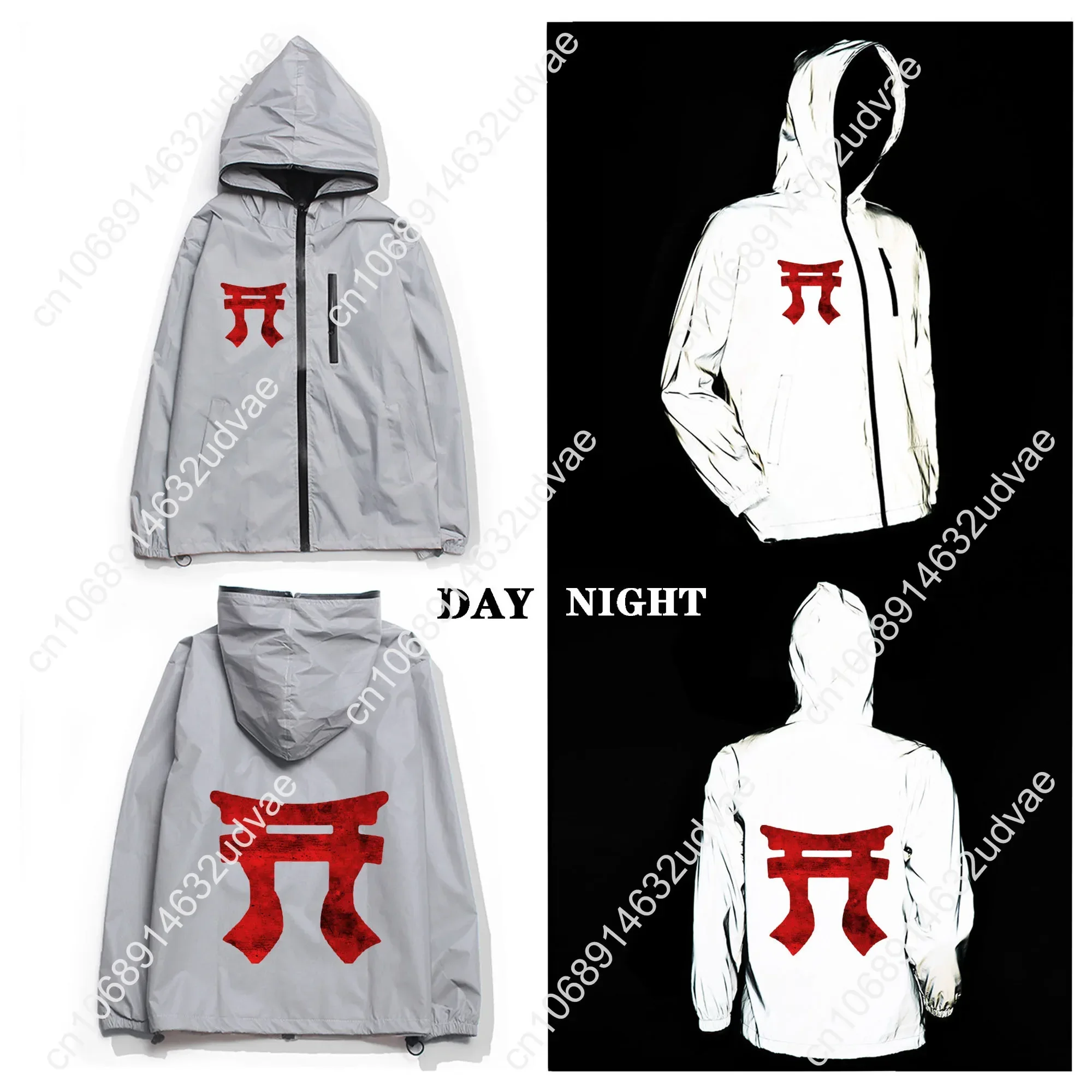 101st Airborne 187th Infantry Regiment Reflective Jacket Mens Womens Coat Hooded Windbreaker Runing Jackets Customized Hoodie