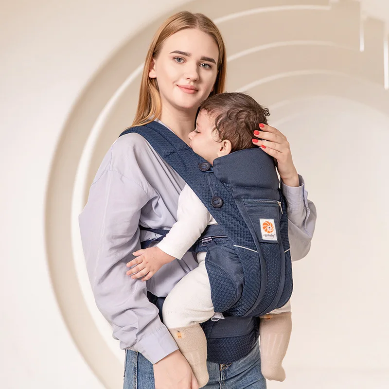 With Box And Instruction Breeze 360 Ergonomic  Baby Carrier All Positions Sling Wrap Backpack 0-36 M