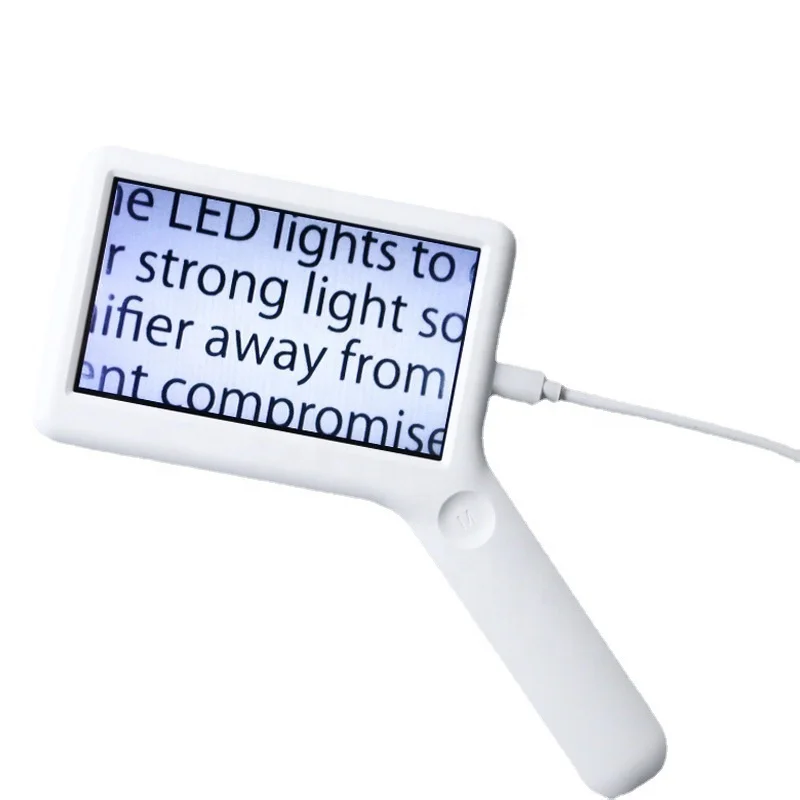 4.3 Inch Monitor Handheld Video Magnifier for Visual Impairment Low Vision Aid