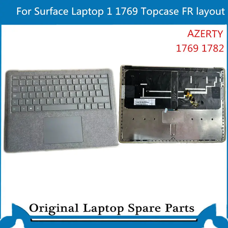 Imagem -01 - Topcase Teclado com Trackpad Alcantara Sliver Original Laptop 1769 1782 fr 13.5 topcase teclado com trackpad alcantara sliver original laptop 1769 1782 fr 135 01