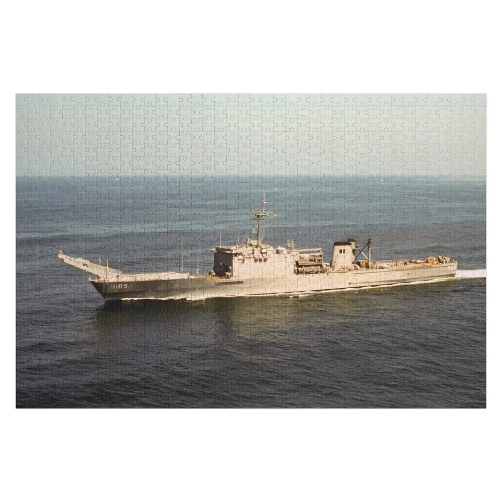 

USS SCHENECTADY (LST-1185) SHIP'S STORE Jigsaw Puzzle Custom Wooden Gift Iq Puzzle