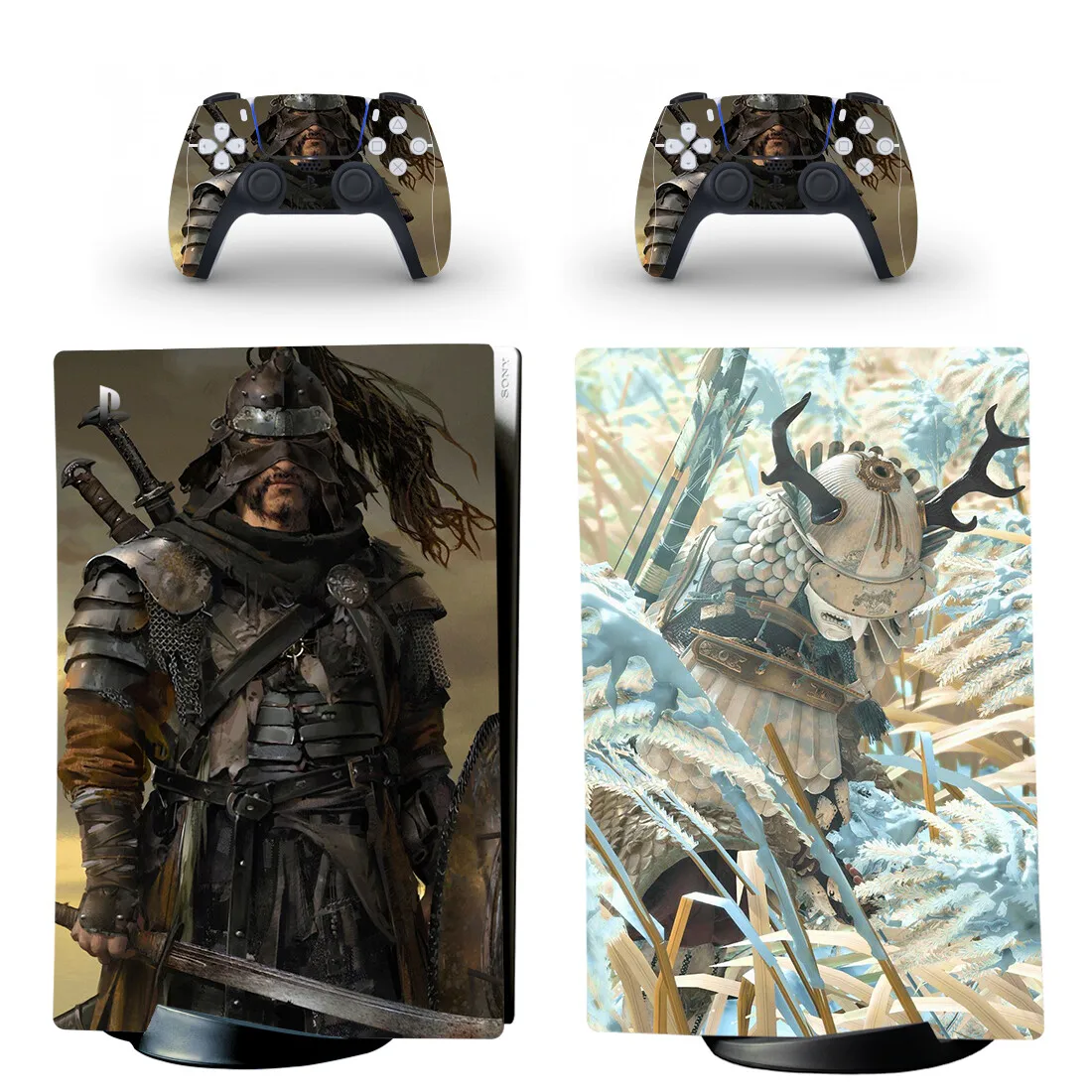 Ghost of Tsushima PS5 Digital Skin Sticker Decal Cover for Console and 2 Controllers Vinyl Skins