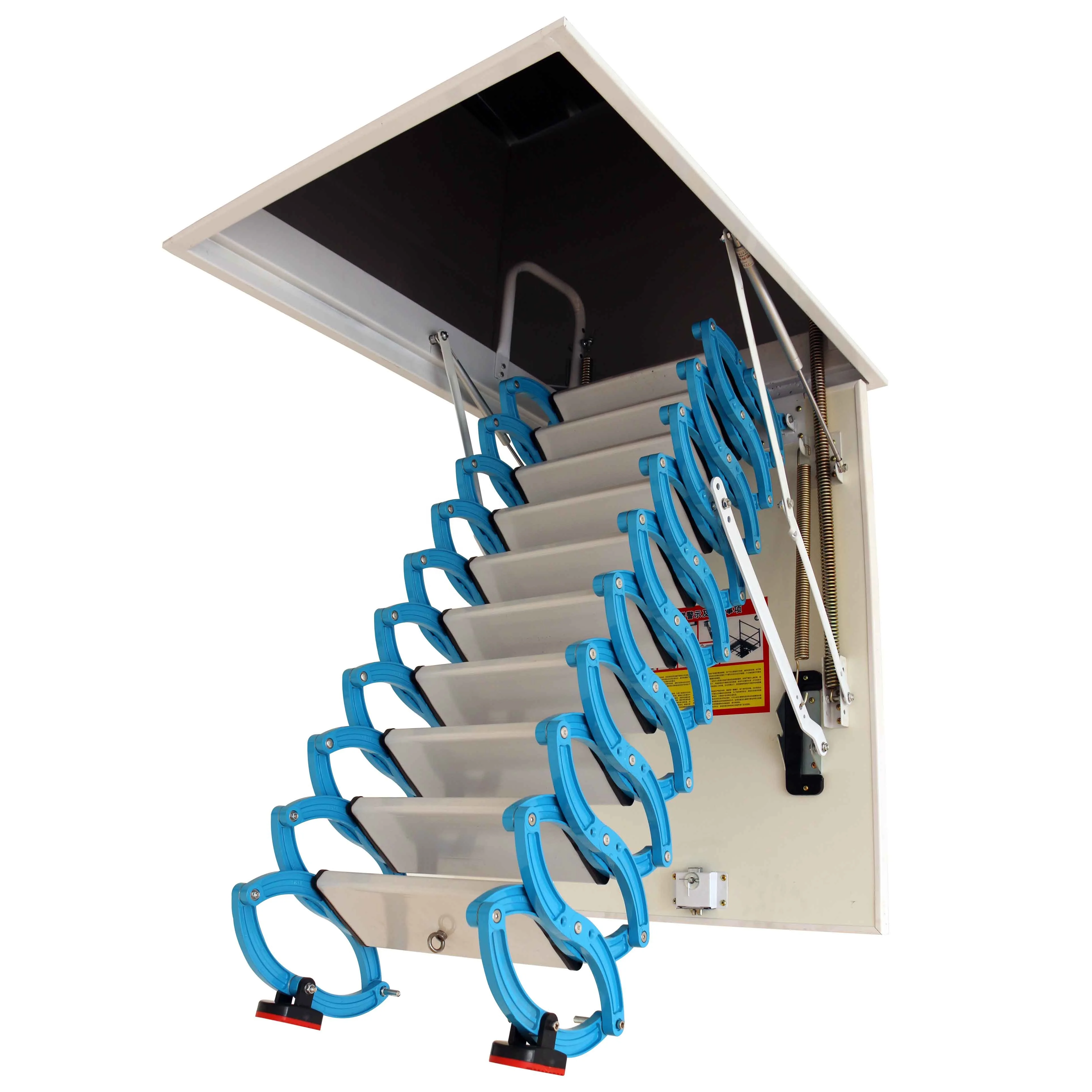 

Reinforced Superior Villa Attic Ladder Roof Mounted Hidden Loft Ladder Mezzanine Floor Extension Stairs