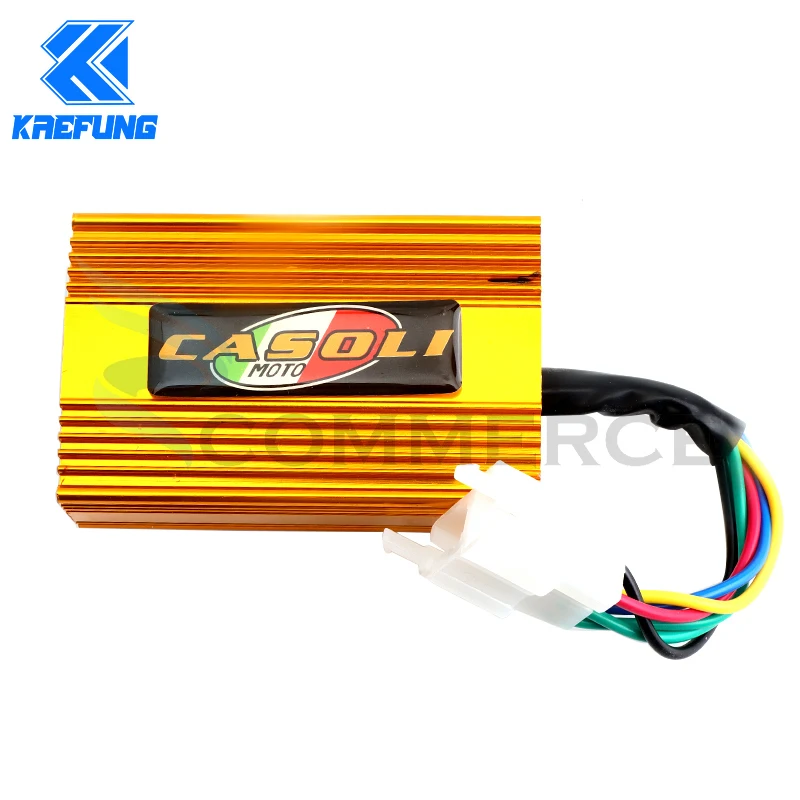 Motorcycle 6 Pin Racing AC/DC Ignition CDI for CG125 CG150 CG200 CG250 ATV Buggy Quad Dirt Pit Bike Accessories 12cc -250cc