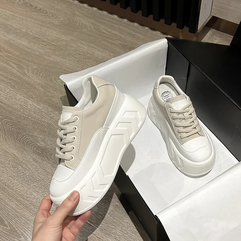 College Style Sneakers All-match White Platform  Shoes Women Vulcanize Shoes Casual Shoes Women Comfortable Breathable Tennis