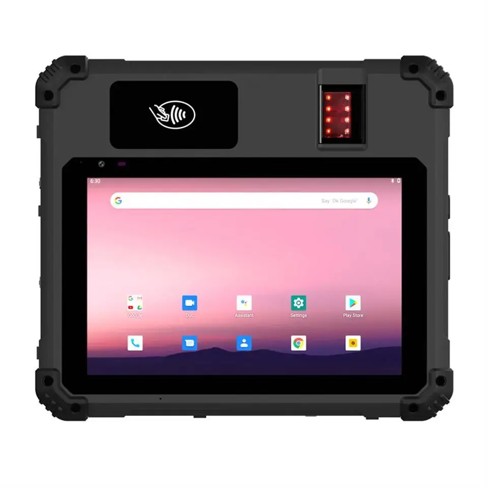 Industrial Rugged Android Tablet 8 inch 1000 Nits 4g Lte Global Positioning System NFC RFID Reader Tablette Ip67 Waterproof OEM