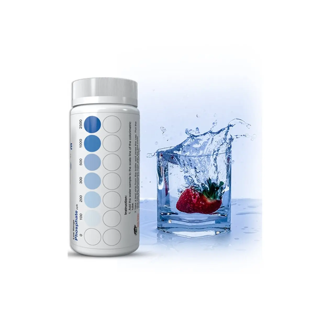 J2HA Water Quality Test Strips for Pools Multiple Parameters Phosphate Test Strips