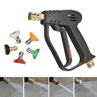 4000PSI High Pressure Washer Gun with 5 Color Nozzles, 1/4\