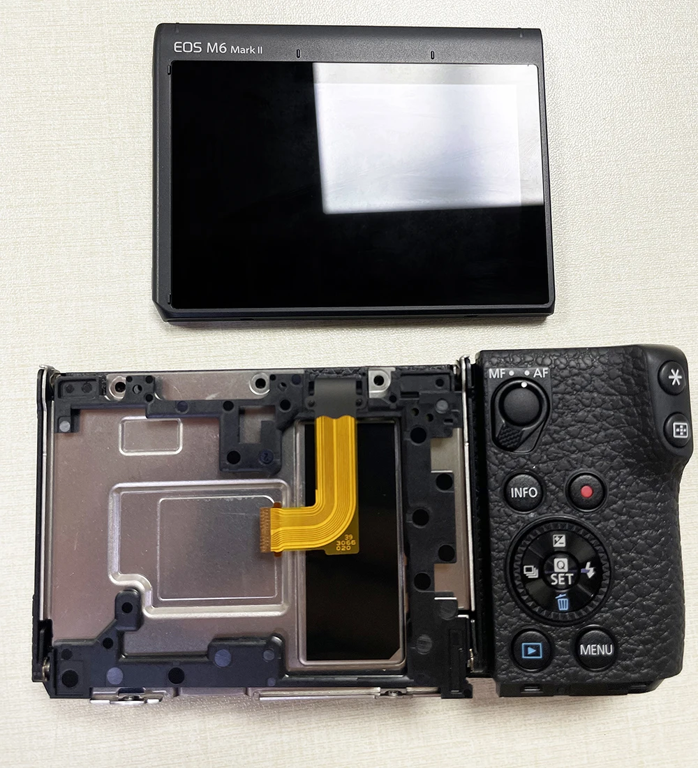 

Complete LCD display screen assy with hinge repair parts Screen and panel, keys for Canon EOS M6 mark II M6II camera