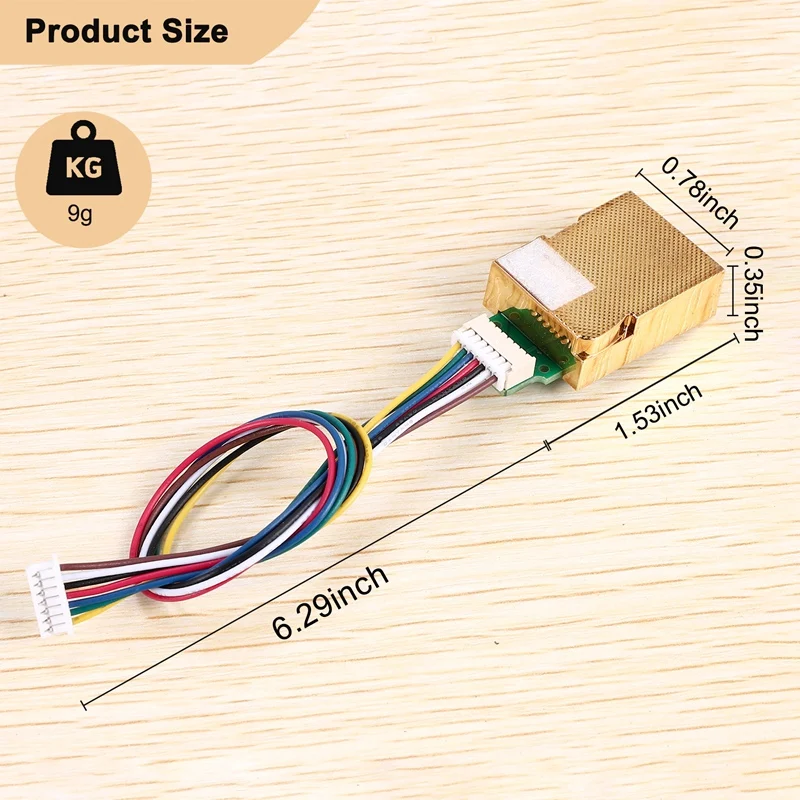 MH-Z19C IR Infrarouge CO2 Capteur Tech Dioxyde De Carbone Gaz Capteur NDIR Pour CO2 Moniteur 400-5000Ppm UART PWM Sortie laissée Z19C