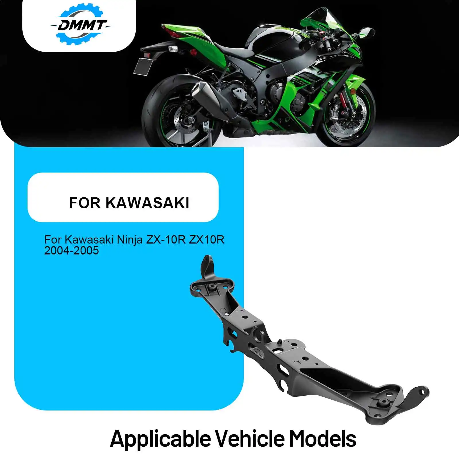 

Motorcycle headlight bracket For Kawasaki Ninja ZX10R 2004-2005 motorcycle front upper bracket fairing bracket motorcycle