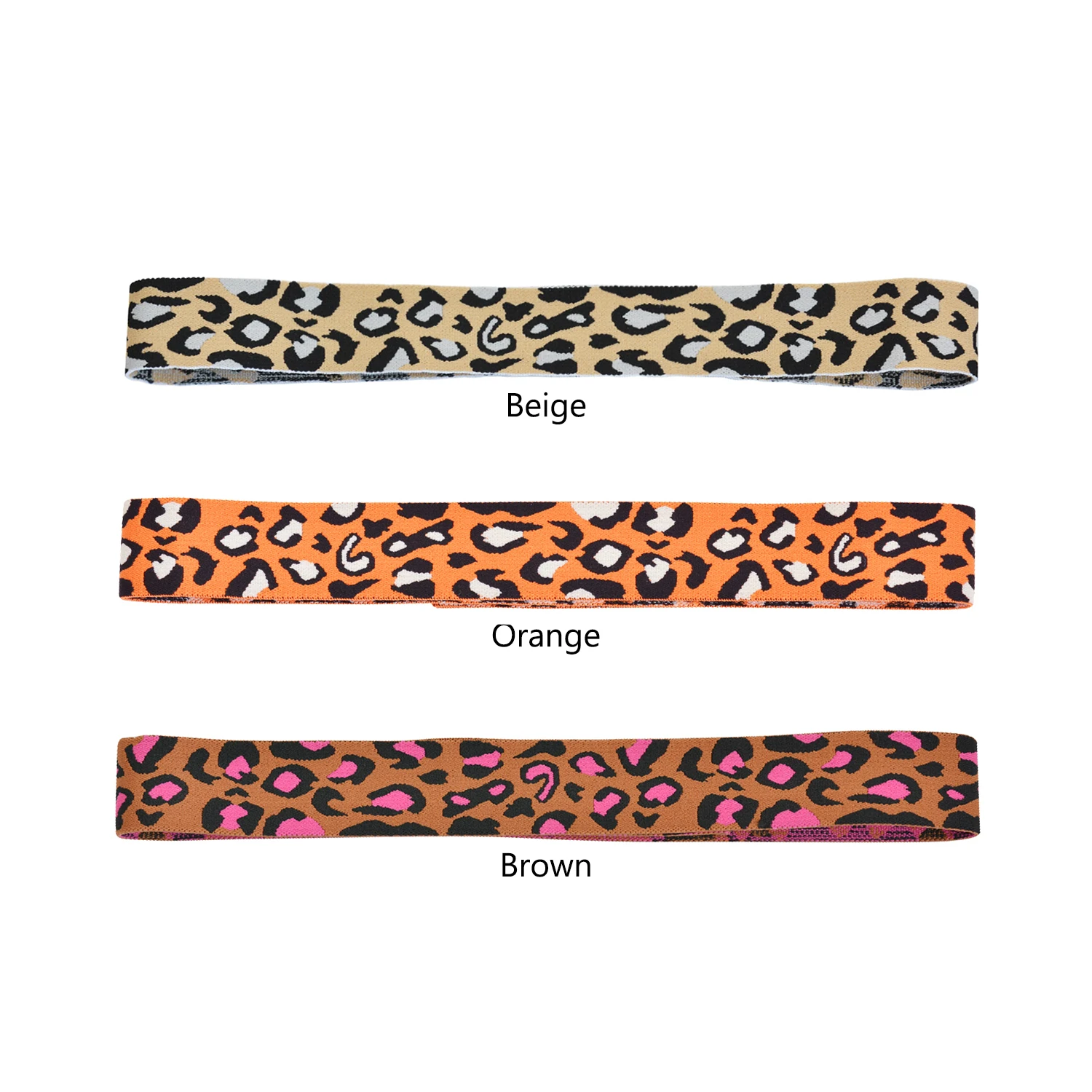 

1 Pc Elastic Band for Wigs Headband Leopard Print 3 Colors Available Wig Wrap Band for Edges Wig Accessories