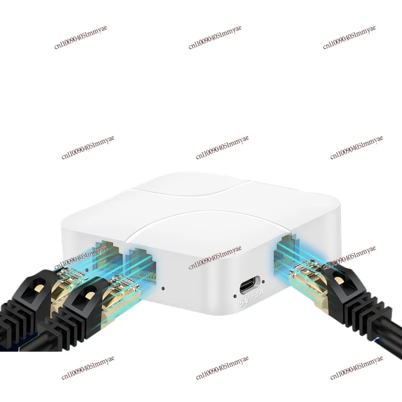 

Network Splitter Network Cable in And Out Multi-interface Repeater Broadband Computer Notebook Router