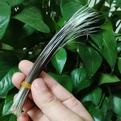 50 PCS Real Porcupine Hairs Natural Animal Hairs Indian Crafts Accessories DIY Sewing Project Kits Arts