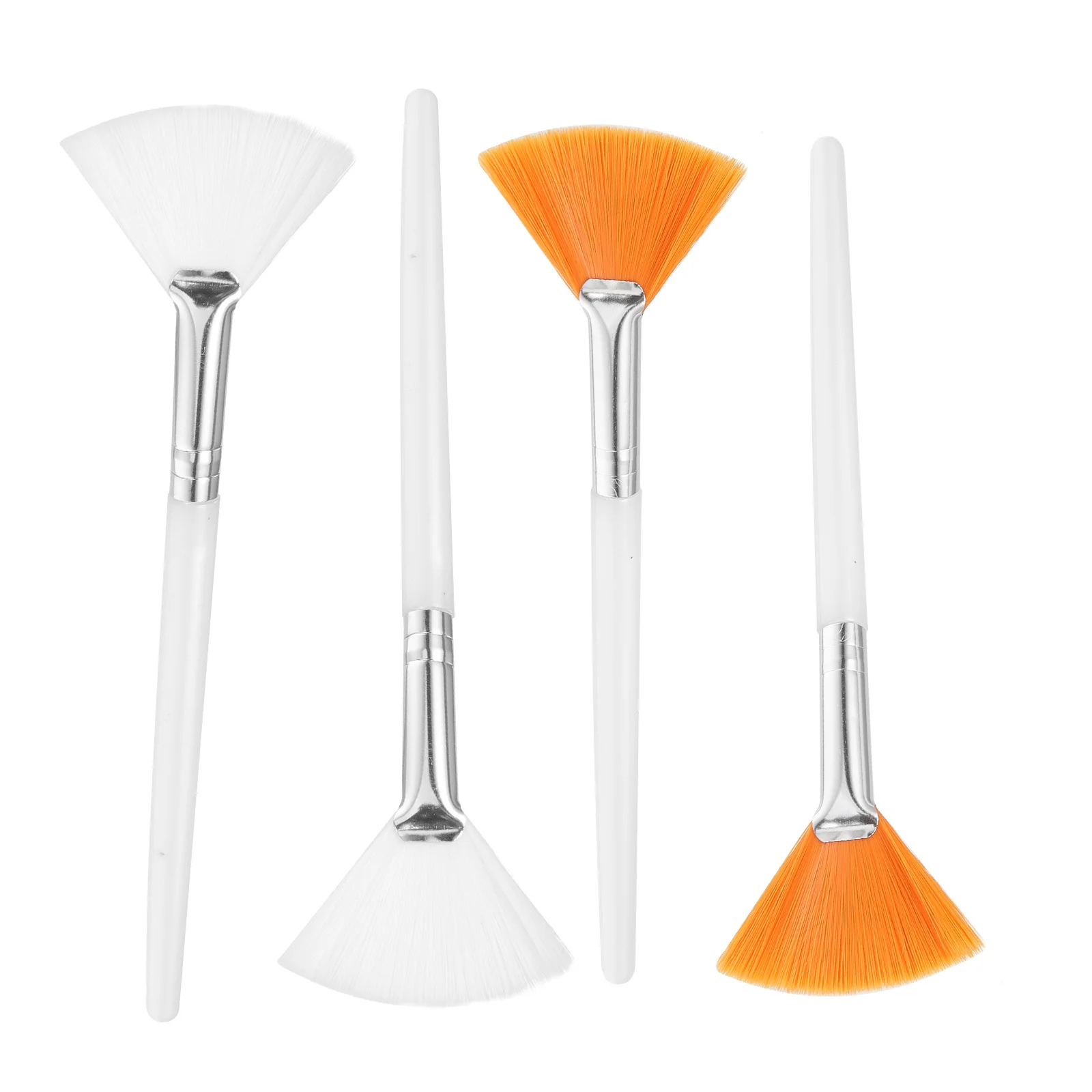 4 Uds. Cepillo para máscara Facial, herramienta de maquillaje portátil suave y duradera de nailon para aplicar arcilla, máscara de barro, aplicador de salón de belleza Facial