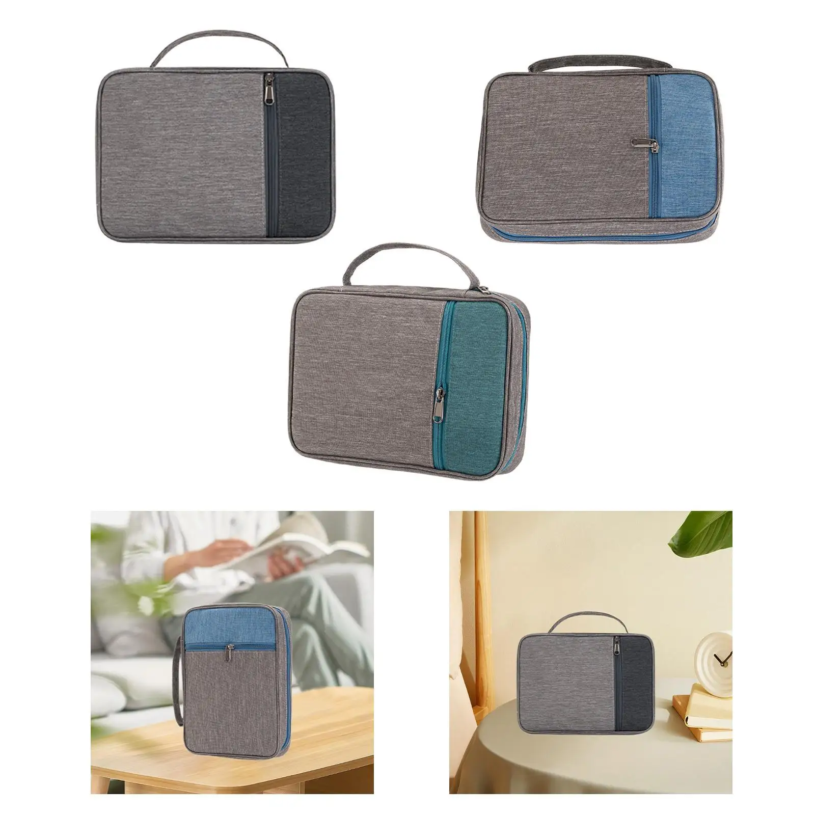 

Book Protector Compact Handbag Multifunction with Compartment Bible Cover