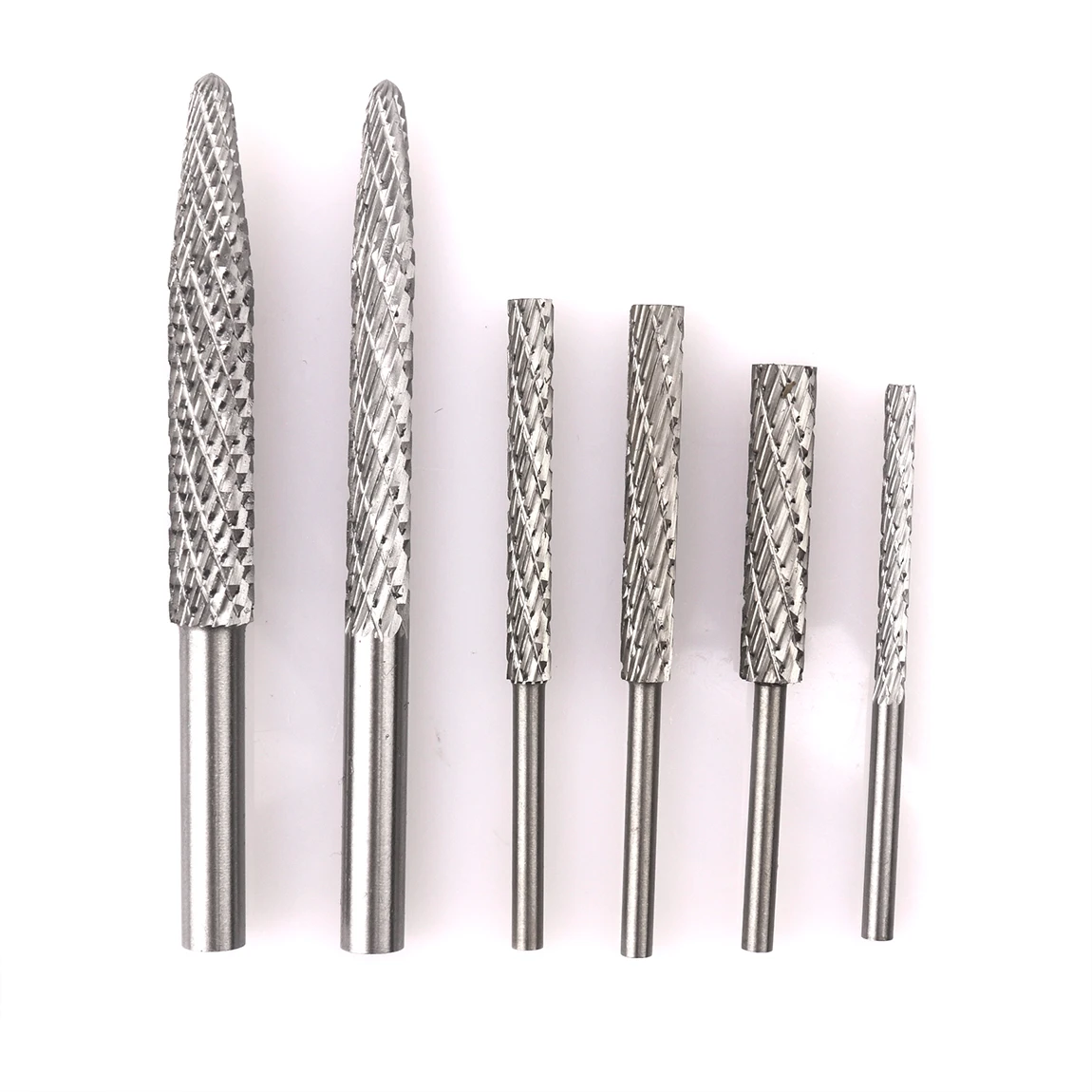 1PC Rotary Burr Cutter High Speed Steel Rotary Bur Cutter File Milling Cutter Drill Bit Engraving Bits Milling For Rotary Tool