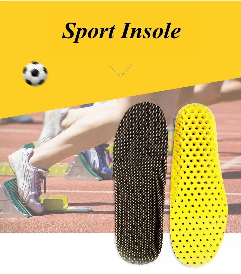 Memory-Schaum-Einlegesohlen für Turnschuhe, Wabenstruktur, atmungsaktive Einlegesohle, Sport-Schuhpolster, Einsätze, orthopädische Plattfüße, Polster für Damen und Herren – Detail 1