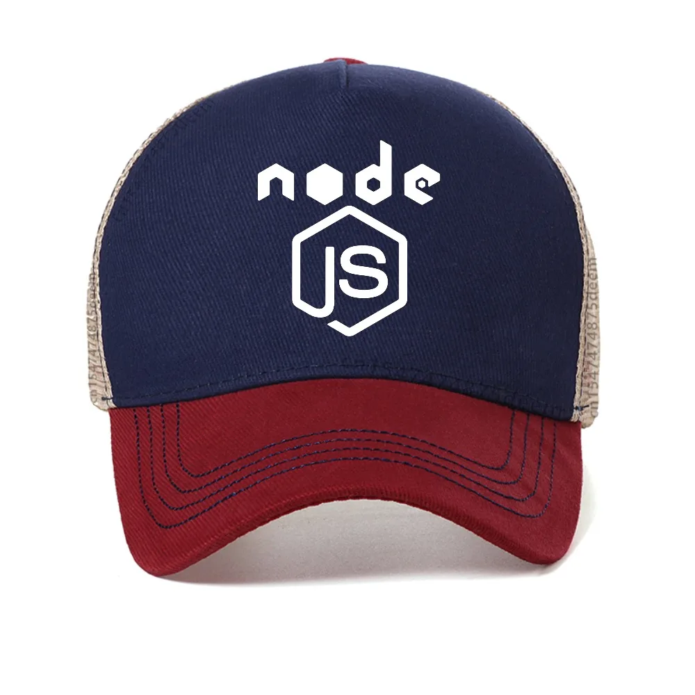 

Javascript Coder Programmer Developer Node Js Artwork Gift baseball cap fashion unisex Breathable sun hats mesh Snapback hat