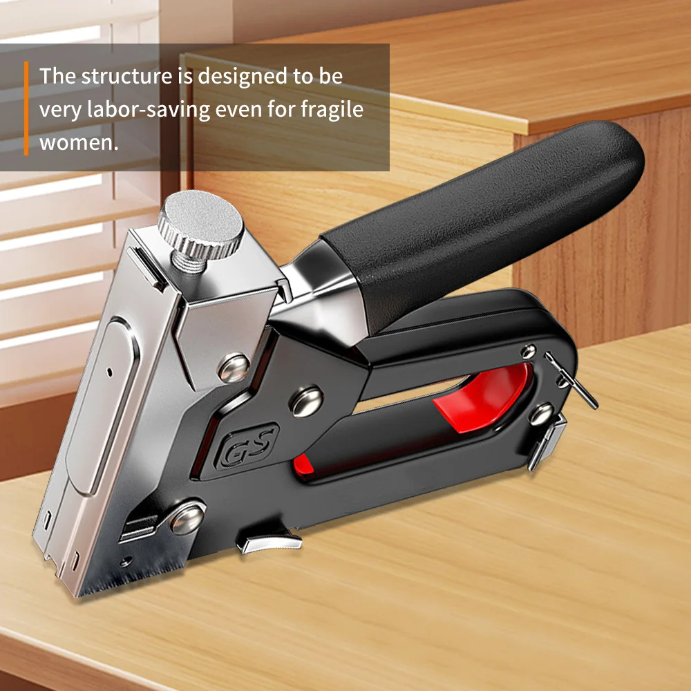 Imagem -06 - Pistola de Grampos em Pistola de Grampos Faça Você Mesmo para Fabricação de Móveis Montagem de 3000 Grampos Kit Manual de Pistola de Grampos Decorativos Ferramentas para Marcenaria