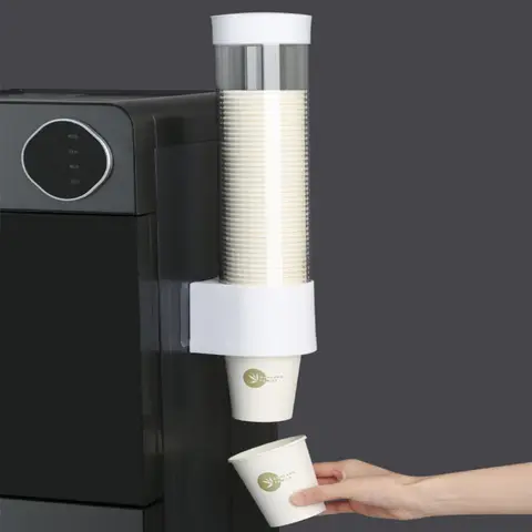 Engångspappersmuggdispenser Väggmonterad plastvattendispenser Mugghållare Muggbehållare Pappersmuggram Hemorganisatör 10 best sales pappersmugghållare - №3