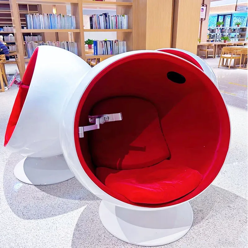 Space Ball Chair Fiberglass Creative with Sound Bubble Chair Reading Chair