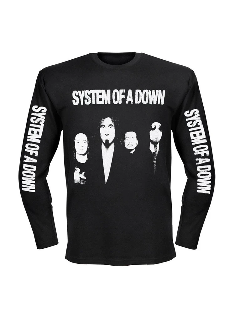 

Fall Winter System of a down Heavy Metal Ro Band American Pure Cotton Long Sve T-irt Breathable Sweat ng Comforta...