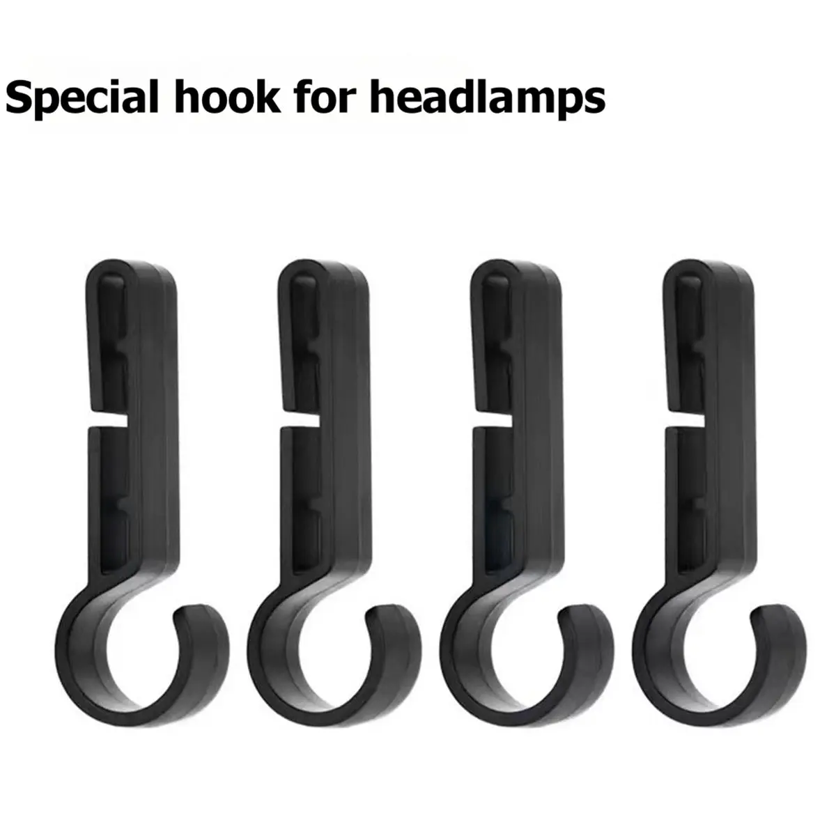 【UPGRADED VERSION】500 Pcs Hard Hat Clips for Headlamp,Headlamp Hook,Hard Hat Light Clip,Hard Hat Clip,Hard Hat Accessory