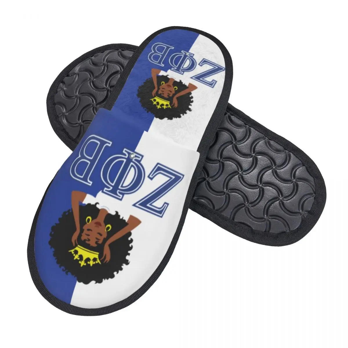 Zeta Phi Beta Sorority Comfort Scuff Memory Foam pantofole donna ZOB lettera greca 1920 scarpe da camera da letto