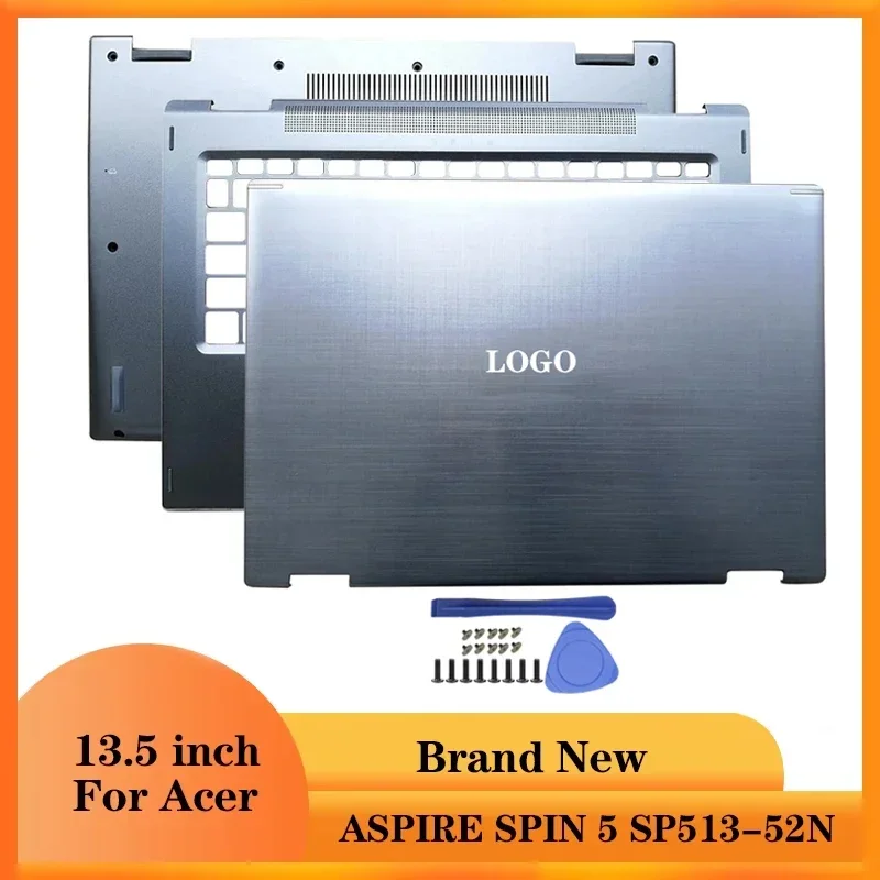 NEW For Acer ASPIRE SPIN 5 SP513-52N Laptop Case LCD Back Cover/Front Bezel/Hinges/Palmrest/Bottom Case Laptops Computer Case