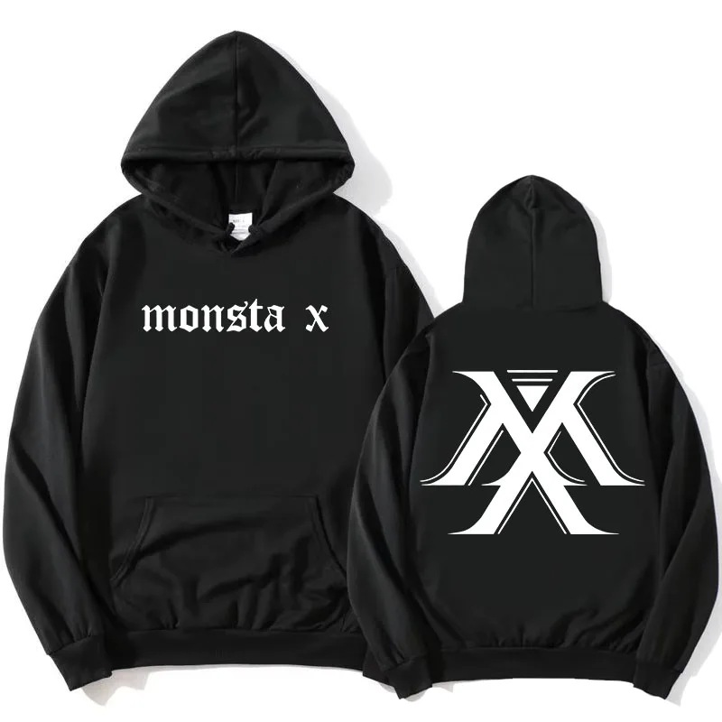 MONSTAX Koreaanse Jongens Band Fashion Hoodies 2025 EP De X Grafische Afdrukken Sweatshirts Lange Mouw Herfst Vrouwelijke Truien Unisex