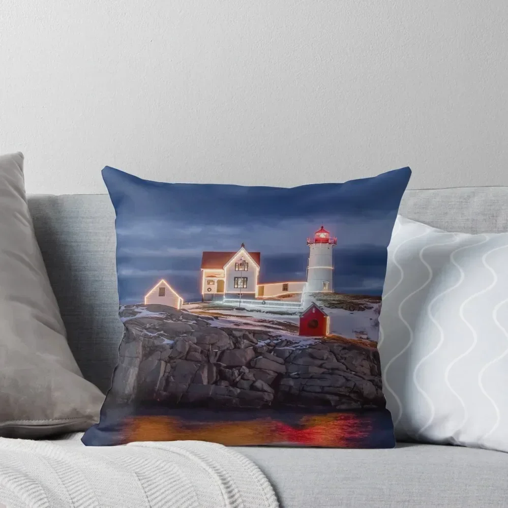 

Nubble Light Christmas Lights Throw Pillow Pillow Cases Cushion Child pillow