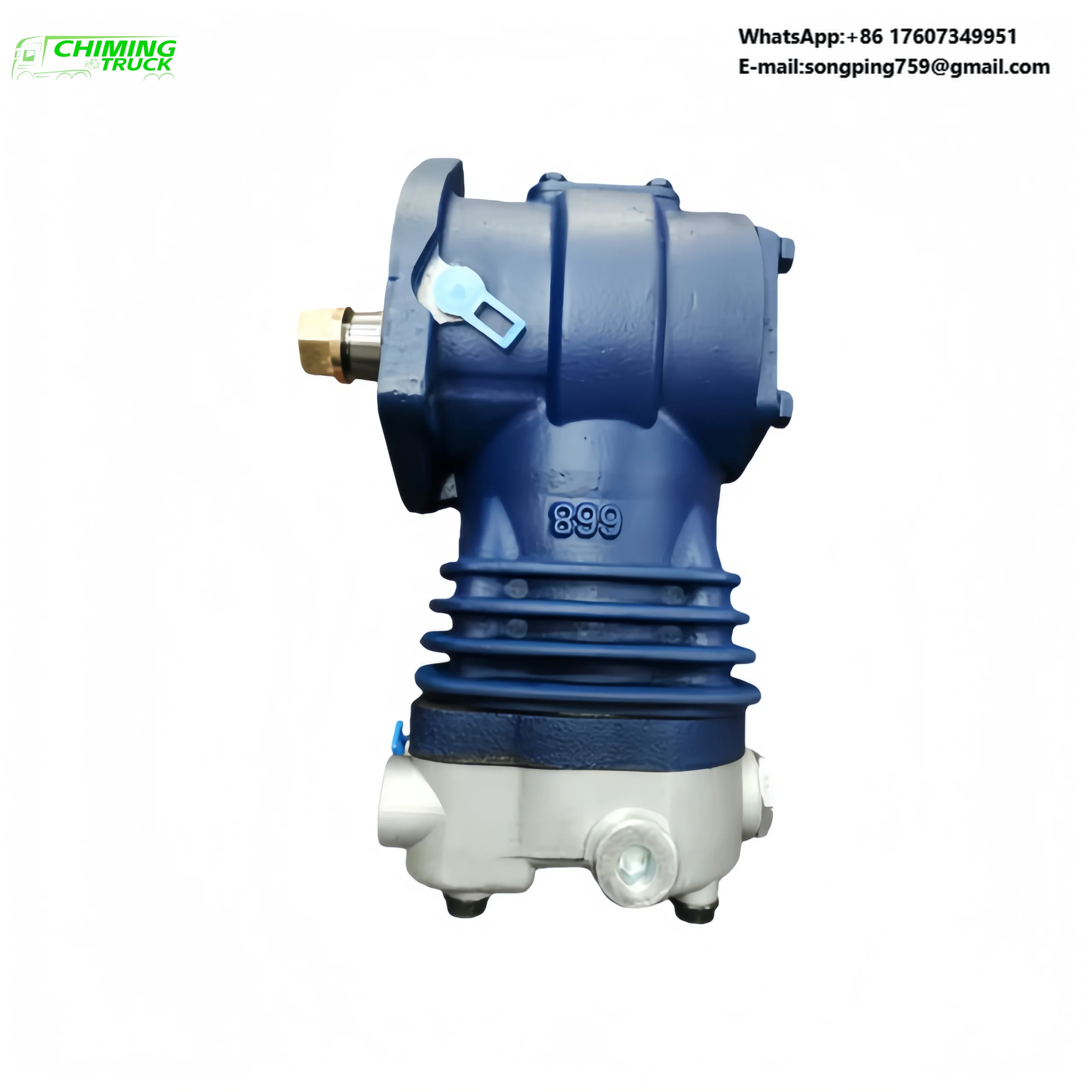 Shaanxi Automobile Heavy Truck Weichai Engine Accessories Delong New M3000F3000X3000 Engine Air Compressor Assembly Metal