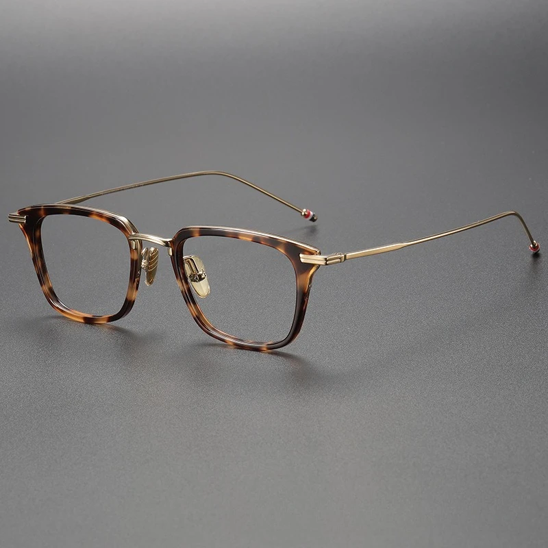 

optical Acetate Titanium Glasses Frame Women Vintage Retro square myopia Prescription Eyeglasses Men Spectacles Eyewear