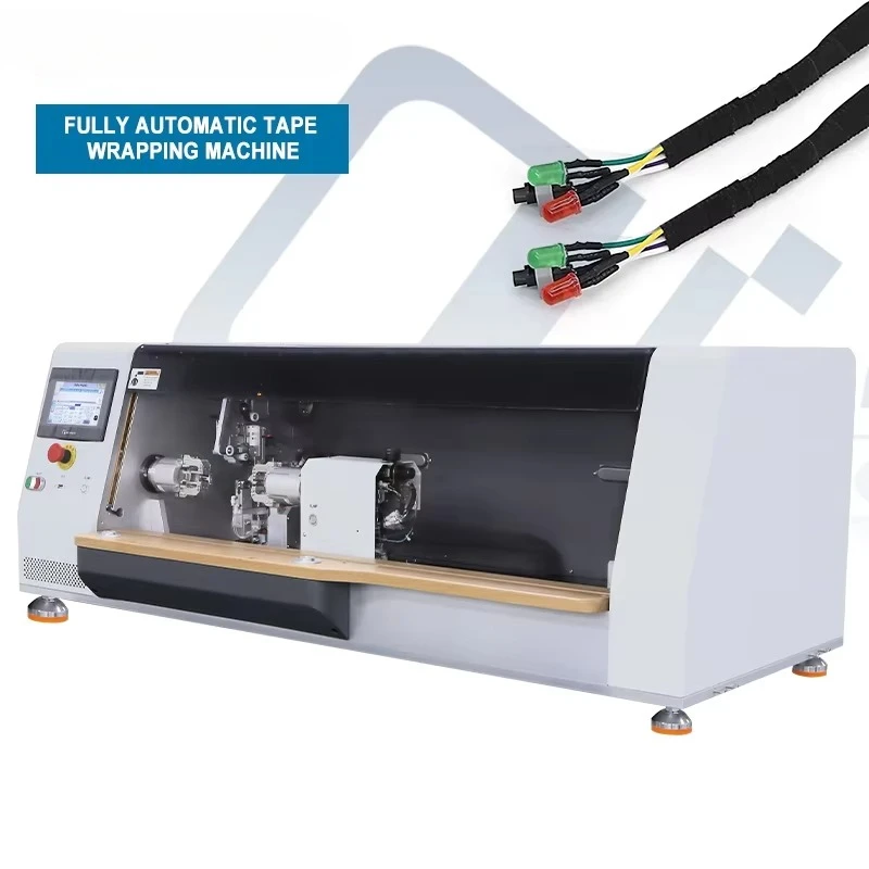New   EW-1875 Automatic Cable Tape Wrapping Machine Head Movement Cutting Invisible Protective Cover Fiber Optic Sensor