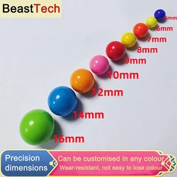 Colourful 5mm6mm7mm8mm baking Varnish Colour Solid Stainless Steel Beads Iron Beads Toys Maze Tumblers Colourful Steel Balls