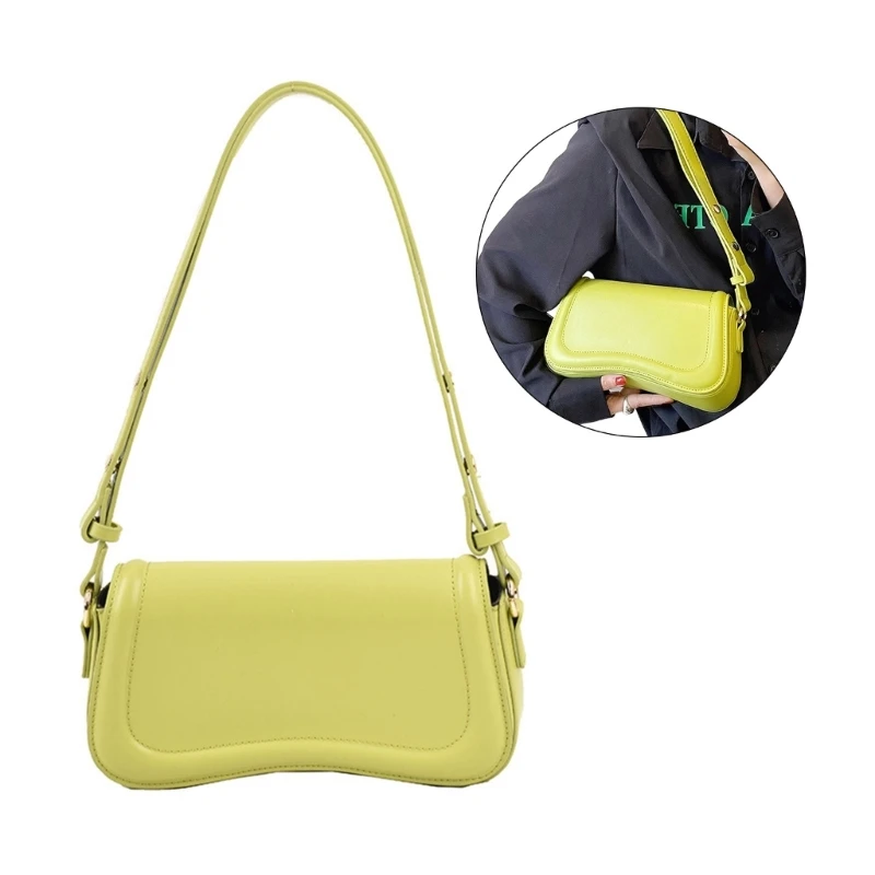Contemporary PU Leather Crossbody Bag Compact and Handbag Shoulder Bags