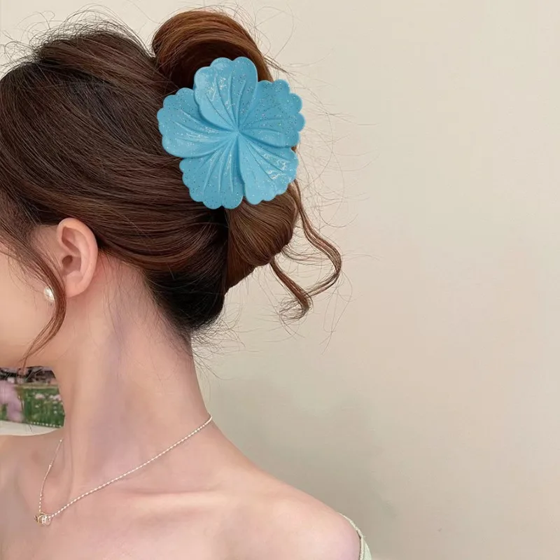 

Cauliflower Roll Heart Flower Set Hairpin Women's Disc Hair Shape Hair Catch Clip Shark Clip Hair Accessories