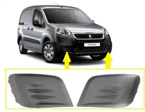 

FRONT BUMPER FOG FRAME RIGHT-LEFT HAND TOOL PARTNER HILL-BERLINGO 2017- 1 424924424