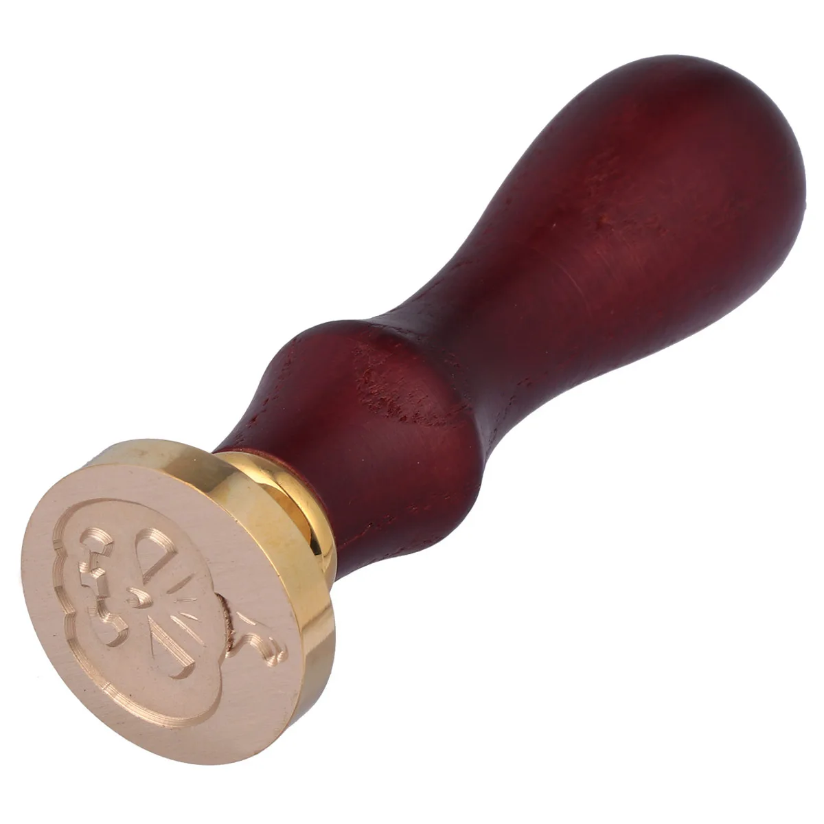 

DIY Halloween Wax Seal Stamp Dark Red Pumpkin Design Durable Safe Use Invitations Cards Scrapbook Gift Wrapping Supplies