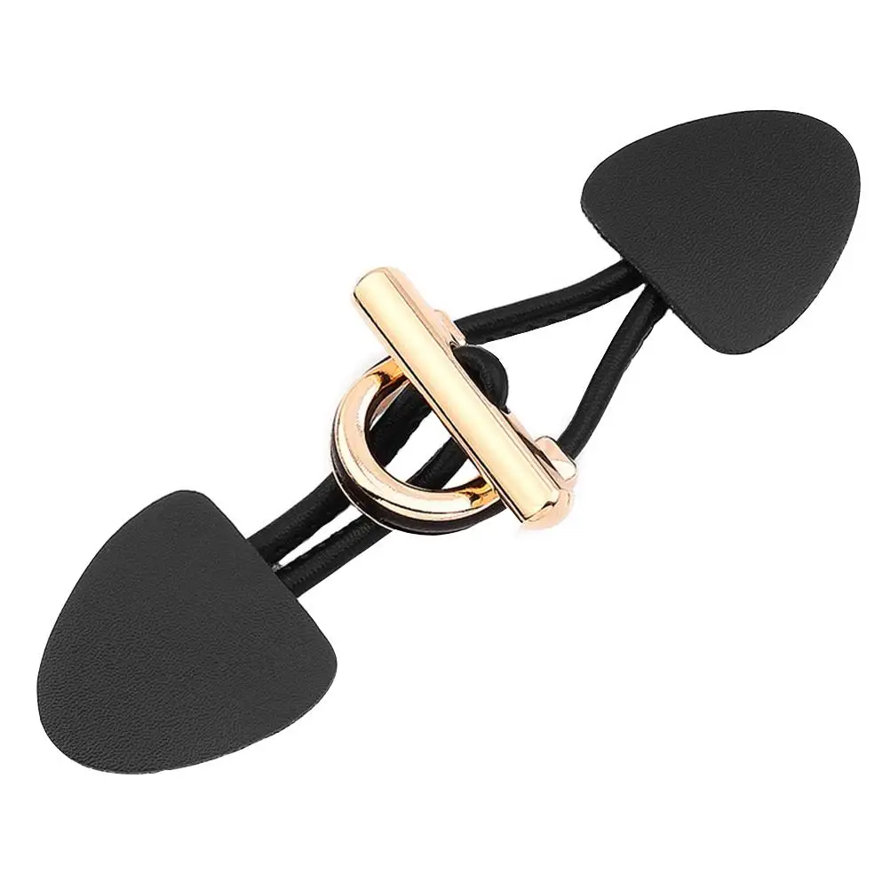 

Cow Horn Toggle Buckles Black Durable Clothing Accessories Coats Blouses Sewing Decoration Versatile Craft Supplies