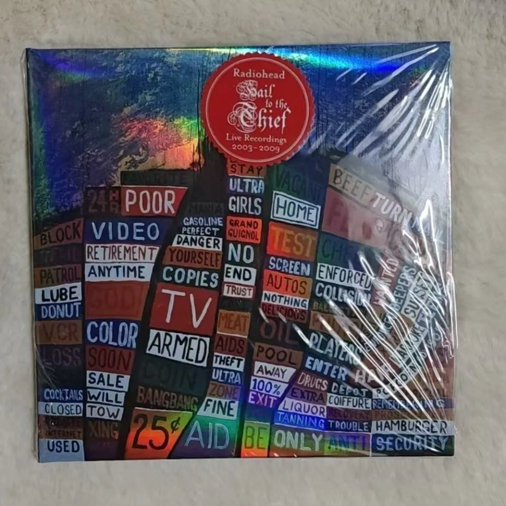 

Radiohead Hail To The Thief Live Recordings | Alternative Art Experimental Rock Audio CD Disc for Home and Car Audio Playback