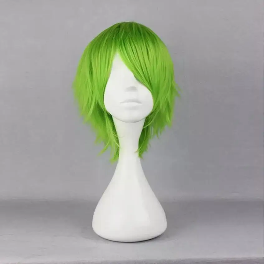 Cosplay Wig Party Wigs Full Synthetic Anime Hair Short Resistant 32cm/12