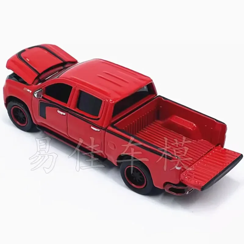 دييكاست AW 1/64 مقياس 2019 سيلفرادو LTZ Z71 شاحنة بيك اب الأحمر محاكاة سبيكة سيارة نموذج جمع عرض لعبة مزخرفة هدية